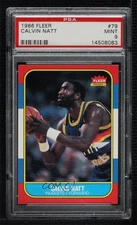 1986-87 Fleer Calvin Natt #79 PSA 9 MINT