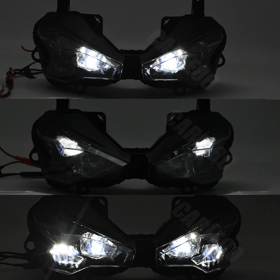 Conjunto de faros LED de motocicleta lámpara principal para Kawasaki Ninja 500 SE 2024-2025 Foto 4 de 4