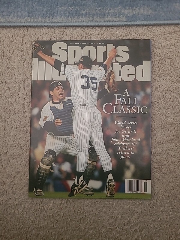 Sports Illustrated New York Yankees World Series 1996 Champions November 1996