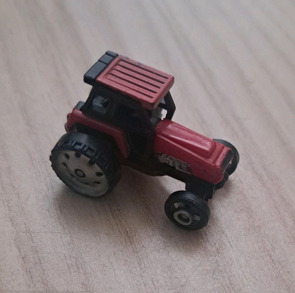 Micro Machines International Red Harvester Farm Tractor Truck  - Image 3 of 4