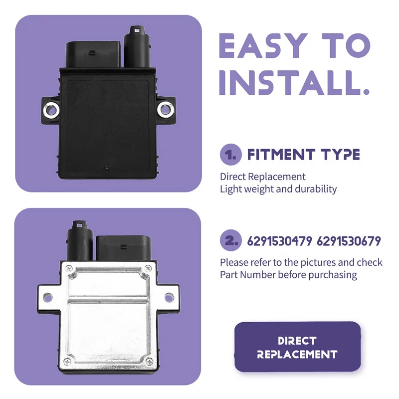  For MERCEDES W211 X164 W164 W221 2006-2013 Glow Plug System Relay A6291530679 - Image 3 of 4