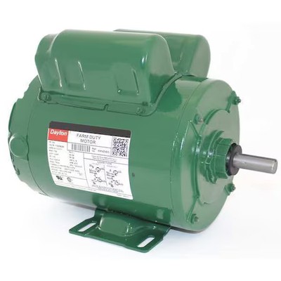 Dayton 4Wnz6 Agricultural Fan Motor, Capacitor-Start/Run, 3/4 Hp, 115/208-230V