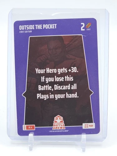 2025 BO JACKSON BATTLE ARENA FIRST EDITION OUTSIDE THE POCKET #PL-4 Q3735