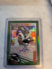 Panini 2025 Score Green Autograph Audric Estime #172 Denver Broncos NFL
