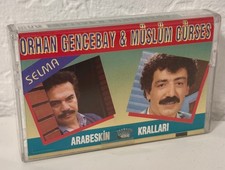ORHAN GENCEBAY & MÜSLÜM GÜRSES - ARABESKIN KRALLARI - KASET - orjinal, jelantli