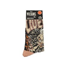 Disney Villains Cruella 101 Dalmatians Crew Socks Size 9-13
