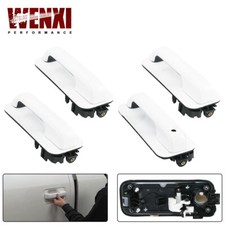 4pcs For Ford F-150 F150 Oxford White Door Handles Front And Rear Set 2017-2020 4pcs For Ford F-150 F150 Oxford White Door Handles Front And Rear Set 2017-2020