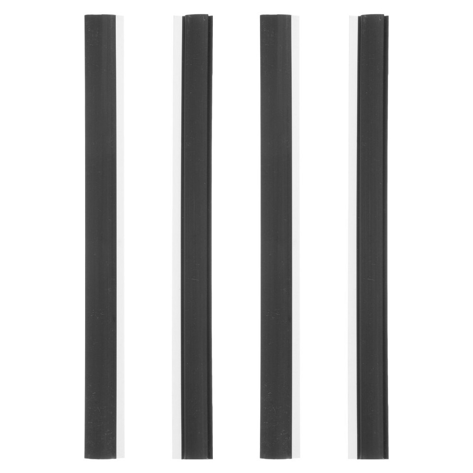 4pcs Rubber Strip Replacement Dustpan Rubber Edge Dustpan Lip