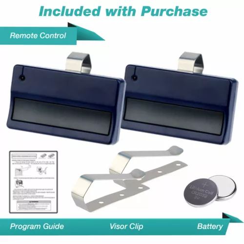 2 For Liftmaster 371LM (1-Button) Garage Door Gate Opener Remote