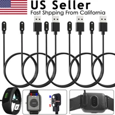 Universal 2-Pin USB Fasr Charging Cable Magnetic Charger For Smart Watch 2.84mm