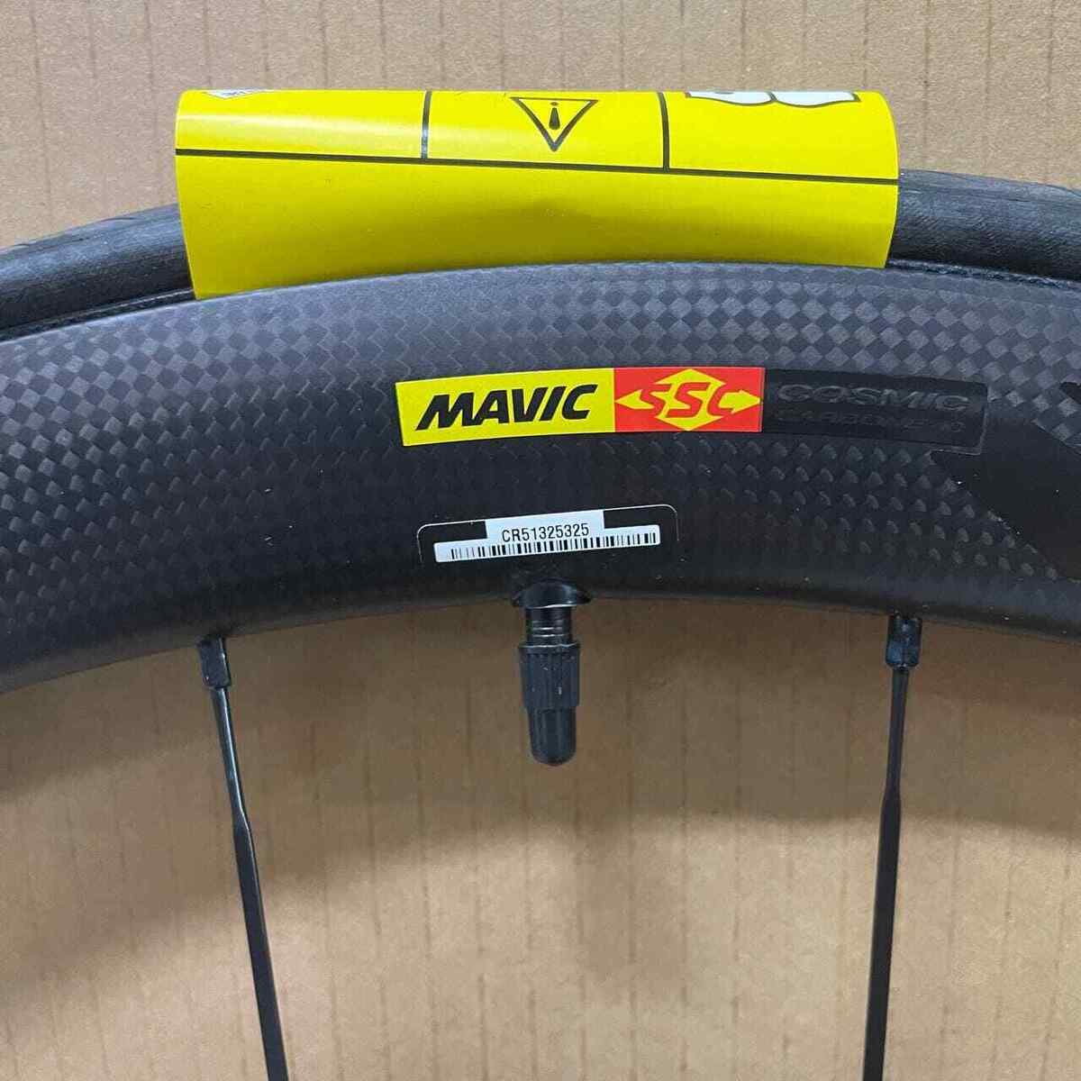 MAVIC ROAD WHEELSET COSMIC CARBONE 40 TUBULAR M11 WITH TIRE MAVIC ROAD WHEELSET COSMIC CARBONE 40 TUBULAR M11 WITH TIRE