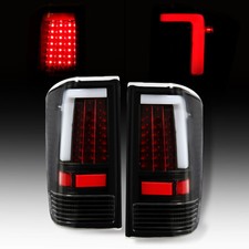 For Nissan Titan Pickup 2004-2015 Black Led Tail Lights Brake Lamps Left Right