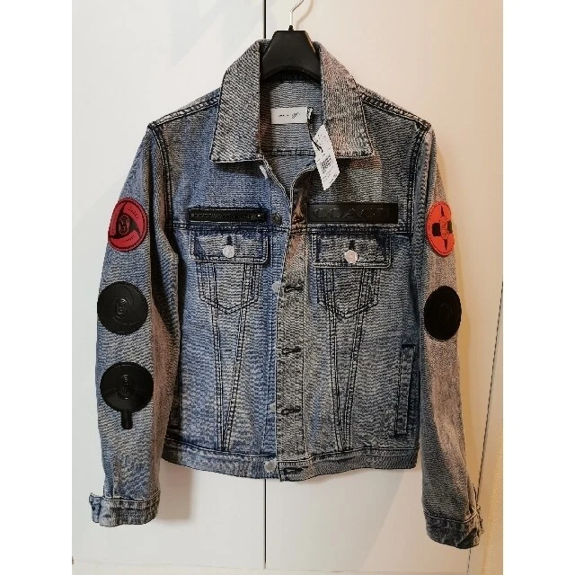 New Naruto X coach COACH X NARUTO denim tracker jacket new men