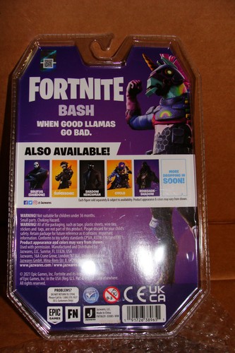 FORTNITE Bash SOLO MODE 4 Inch Action Figure Jazwares - Picture 2 of 2