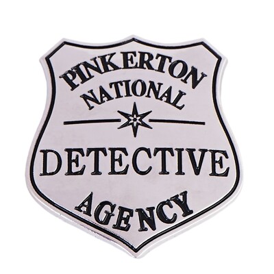  Pinkerton National Detective Agency Wild West | Authentic Western Cowboy Badge