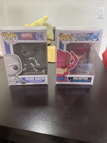 Funko Pop! Marvel Fantastic Four 565 Galactus Marvel Universe 19 Silver Surfer