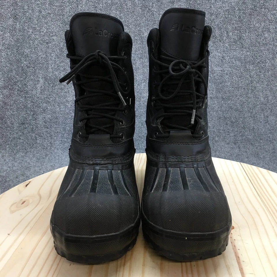 La Crosse Combat Boots Mens 9M Pac 12" NMT 400G Black Leather Steel Toe 00367215 - Image 4 of 4