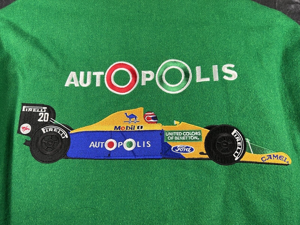 Vintage 90's Benetton Formula 1 Racing Team Jacket Autopolis
