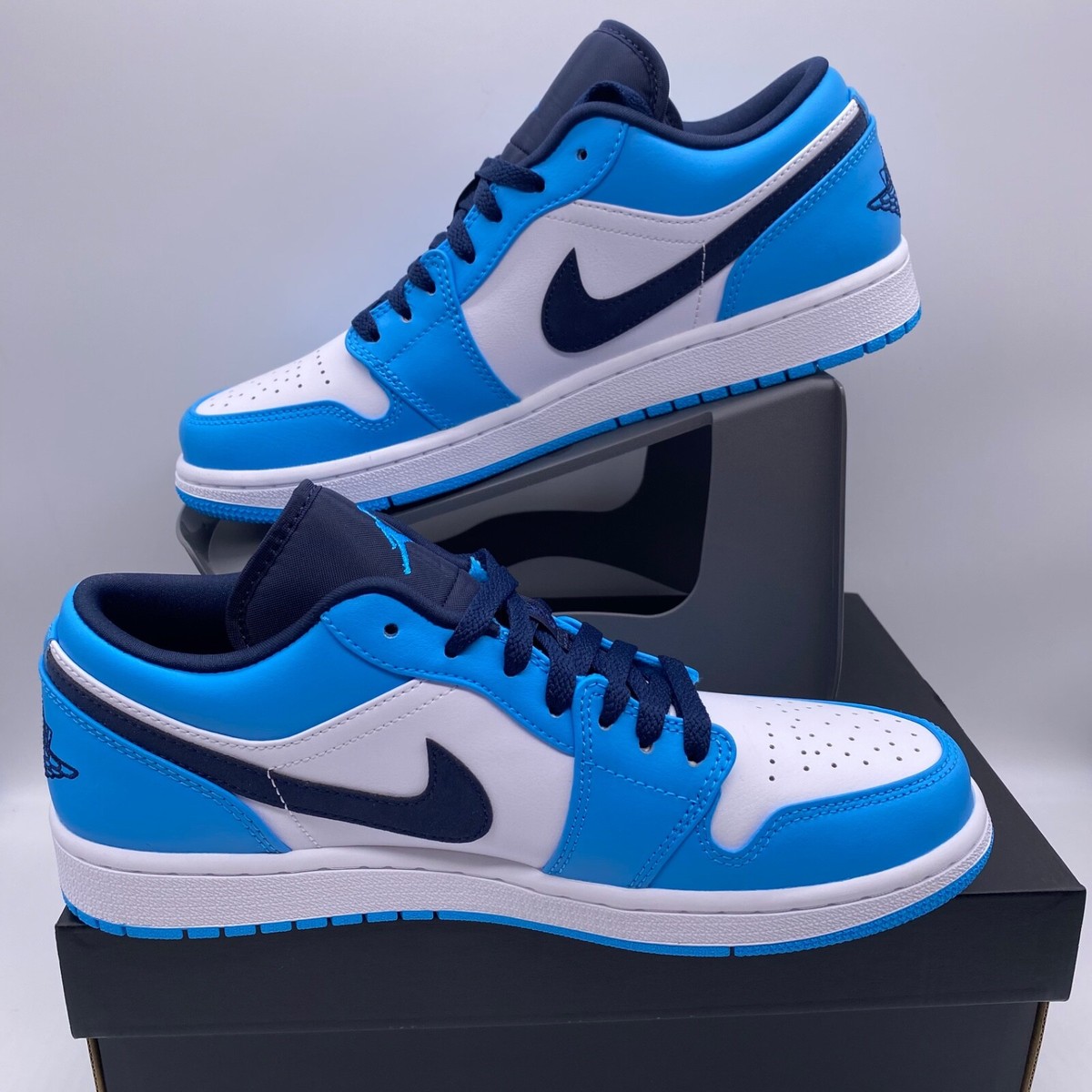 Nike Jordan 1 Low UNC 2021 (553558-144) Men's Size 7.5-14 | eBay