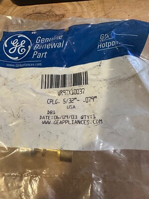 WR97X10037 NEW IN SEALED BAG Refrigerator 5/32X.079 Brass Lock Ring OEM PART