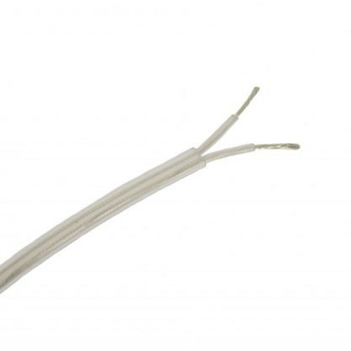 OVAL 2 Core Crystal Clear Transparent Electrical Lighting Cable - 0.5mm 3 amp - 第 1/5 張圖片
