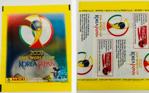 Panini World Cup Korea Japan 2002 confezione sticker sigillata COCA COLA 1° variante