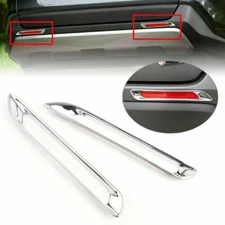 Rear Fog Light Lamp Cover Chrome Trim Fit for Toyota RAV4 2019-2023 2024 2025