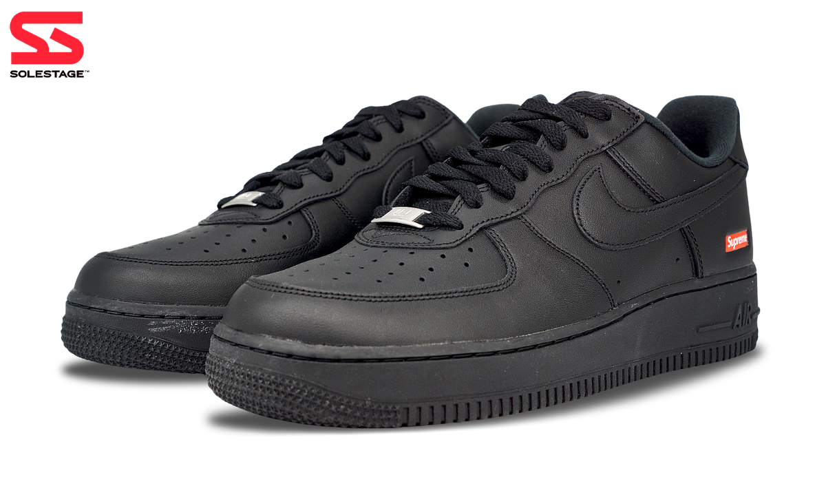 supreme NIKE Air Force 1 ブラック Size 10.5 - Nike Air Force 1 Low x Supreme Box Logo - Black