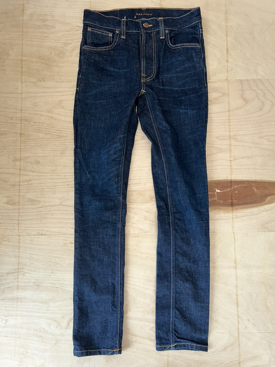 Nudie Jeans Co Denim Blue Jeans Lean Dean Crinkle Blues Size Nudie Jeans Co Denim Blue Jeans Lean Dean Crinkle Blues Size