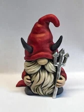 Harmony Kingdom Artist Neil Eyre Designs Halloween Gnome Little Devil Costume