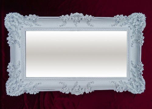 *WANDSPIEGEL RENAISSANCE Gold Weiß 96x57 ANTIK BAROCK SHABBY FLURSPIEGEL Repro * - Bild 100 von 154