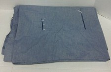 Pottery Barn Kids Chambray Blue Twin Duvet Bedding w/ cuts Scrap Crafts Material
