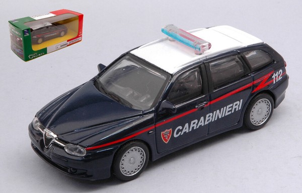 New Ray 1/43 Alfa Romeo 156 Sw Carabinieri Modellino Statico Diecast-image