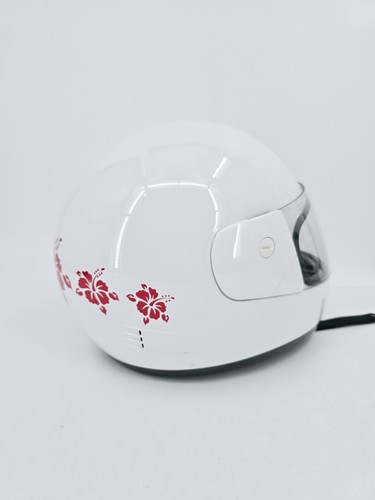 Z1R Full Face Street Motorcycle Helmet Womens Size M White Floral - Picture 4 of 10