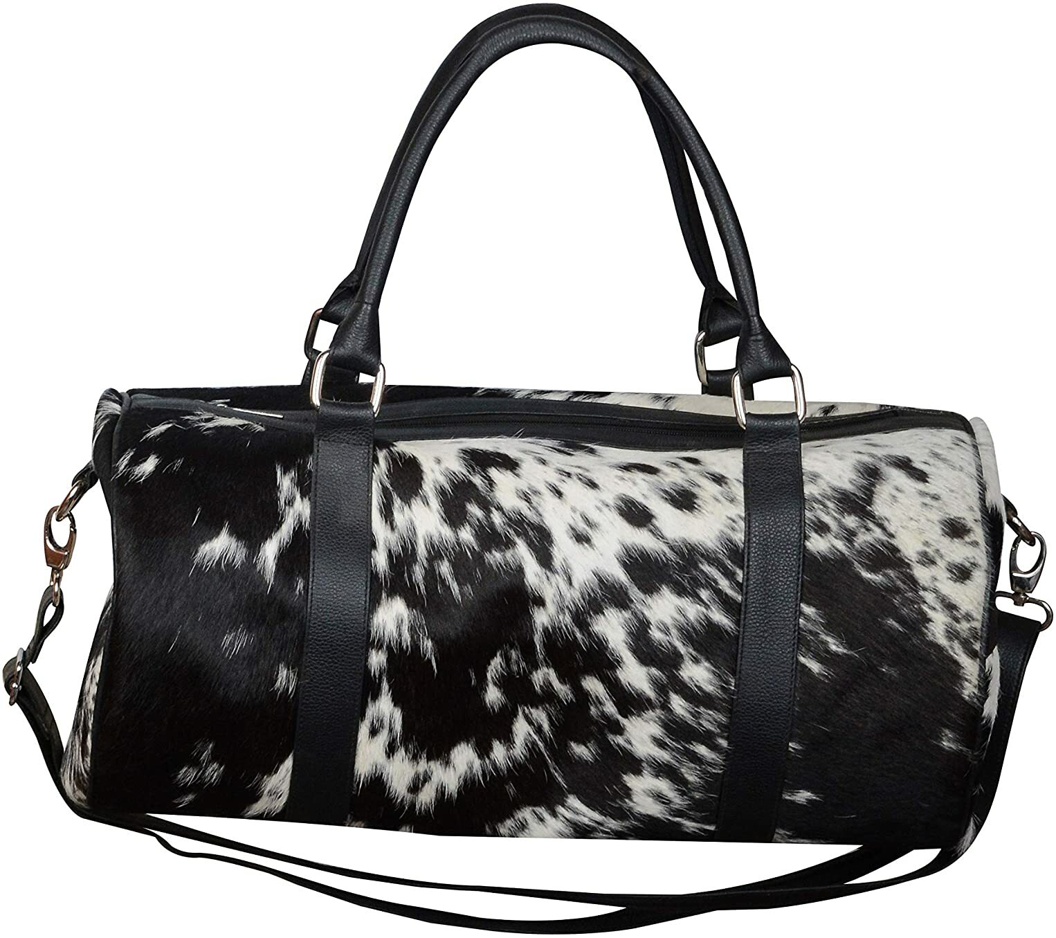 cowhide duffle