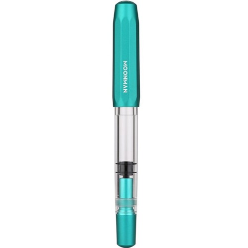 Mojiang T1 Acrylic/Metal Piston Fountain Pen Fine Nib 0.5mm Large Capacity NEW - Picture 15 of 27