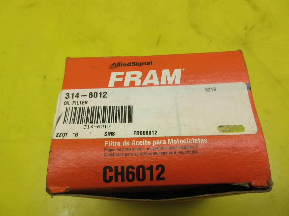 FILTRO DE ACEITE DE MOTOR NUEVO FRAM KAWASAKI CONCOURS GPZ1100 NINJA 250R 600R 750R ZX11 Foto 3 de 4
