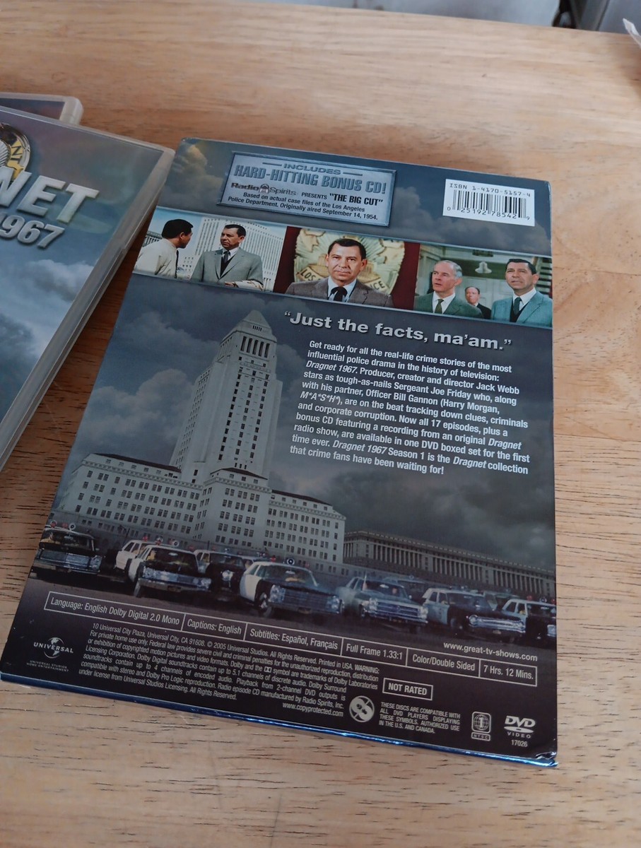 Dragnet 1967: Season 1 - DVD By Jack Webb Lee Marvin | eBay