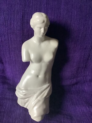 Venus De Milo Statue 10  Ancient Sculpture White Cream Colored  