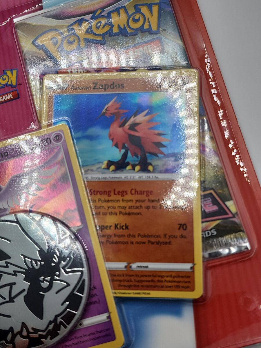 Pokémon TCG: Articuno, Zapdos & Moltres Cards with 2 Booster Packs & Coin