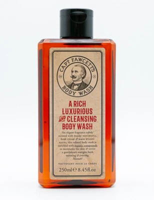 Captain Fawcett Fawcetts Mens Expedition Reserve Body Wash Shower Gel 250ml