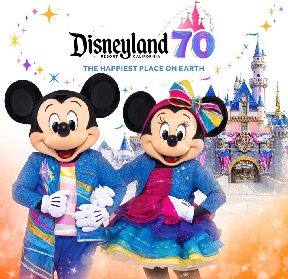 DISNEYLAND 70TH ANNIVERSARY MUSIC ALBUM CD CELEBRATE HAPPY