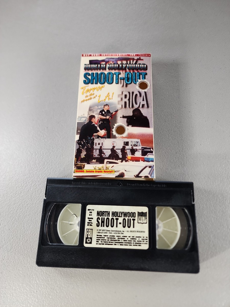 North Hollywood Shoot-Out MVP VHS VCR Video Tape Movie Used