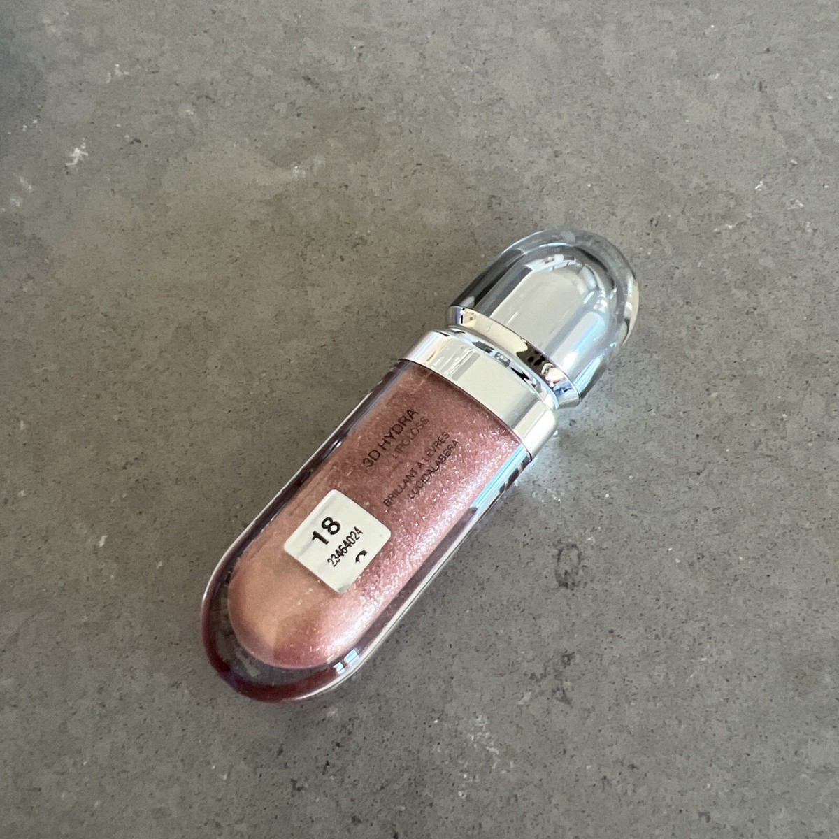 Kiko Milano 3D Hydra Lipgloss 18 GOLDEN SPARKLE .21oz Full Sz