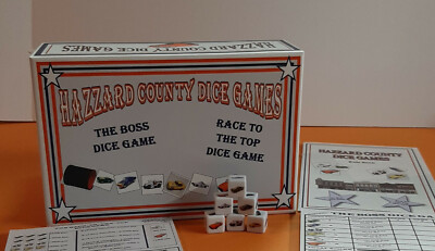 DUKES OF HAZZARD - HAZZARD COUNTY DICE GAMES  brand new!!