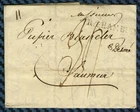 -= Letter from HAMBURG (free city) to SAUMUR (Maine-et-Loire) - 1803 =-