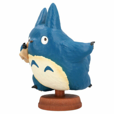 MY NEIGHBOR TOTORO~TOTORO~MEDIUM BLUE STATUE~HAYAO MIYAZAKI