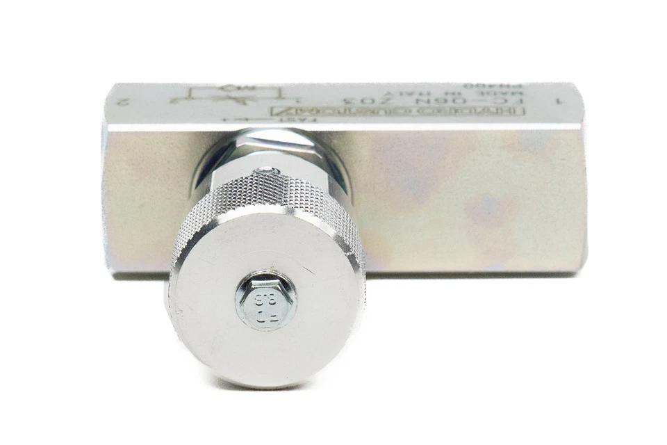 In-line Unidirectional Flow Control Valves 1/2" NPT Port, 13.2 GPM, HC - Image 4 of 4
