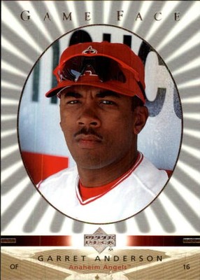 2003 Upper Deck Game Face #2 Garret Anderson - BB