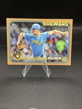 2024 Topps Update HOBY MILNER Milwaukee Brewers #US87 Gold Parallel /2024